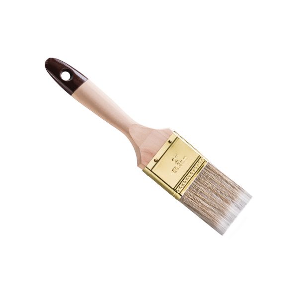 S.45 FLAT PAINT BRUSH (BROWN)